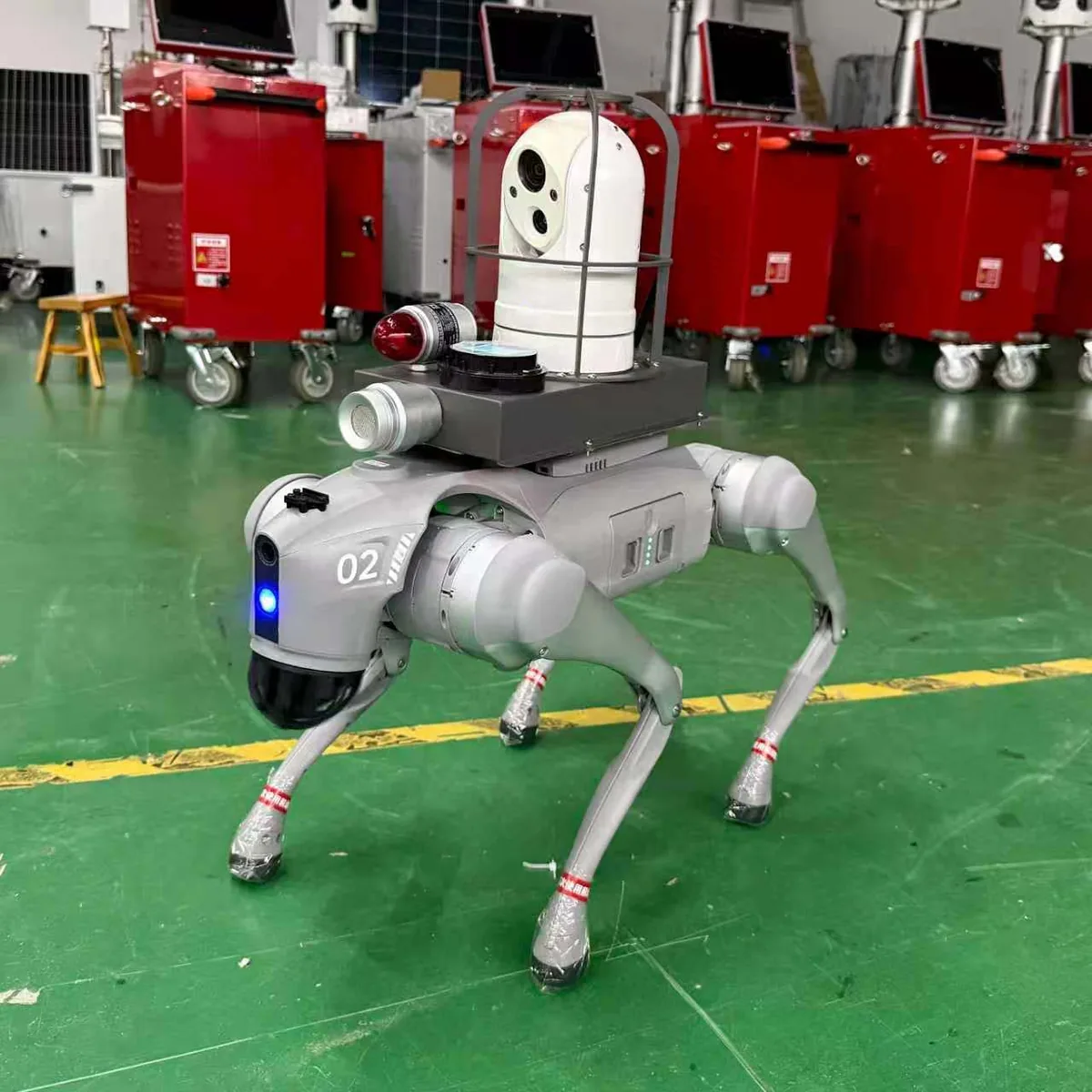 AR‑OK‑DOG3 robot in factory scene